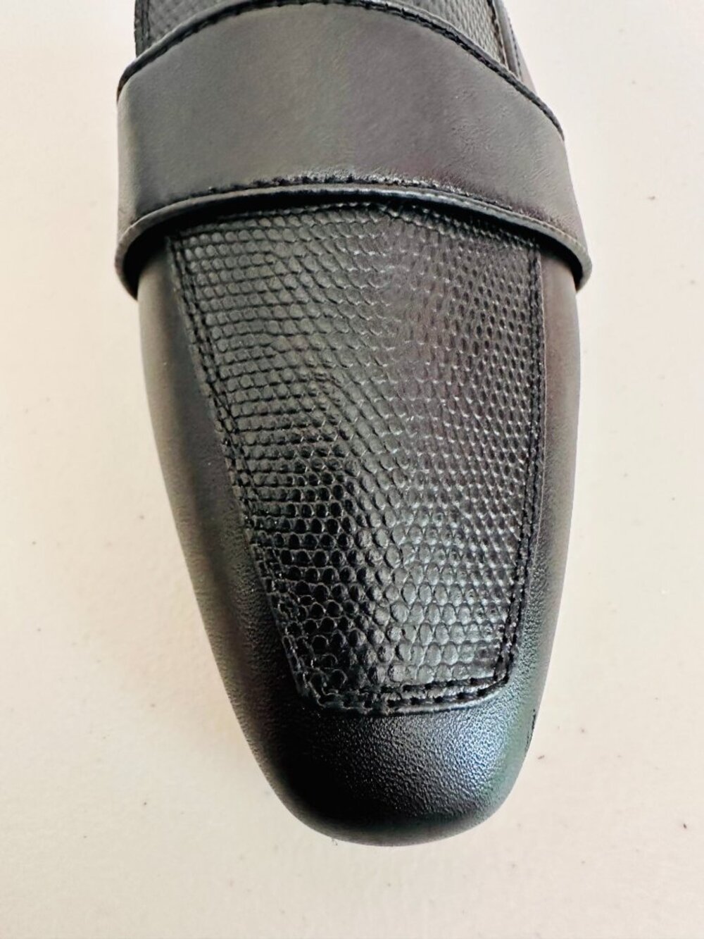 NEW COLE HAAN BLACK LEATHER SLIP-ON SLIDES MULES FLATS SANDALS 7B - Picture 6 of 8